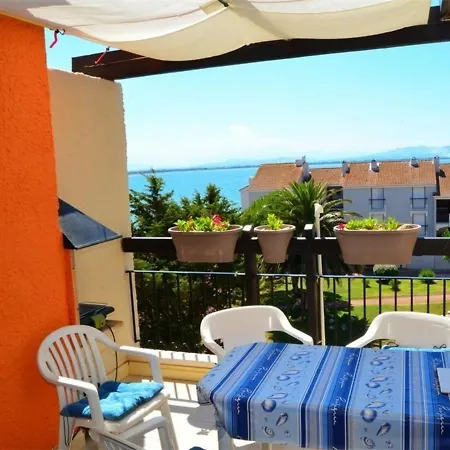 T2+mezzanine Avec Terrasse Et Acces Piscine A Cap Coudalere, - Fr-1-431-24 Apartament Le Barcarès